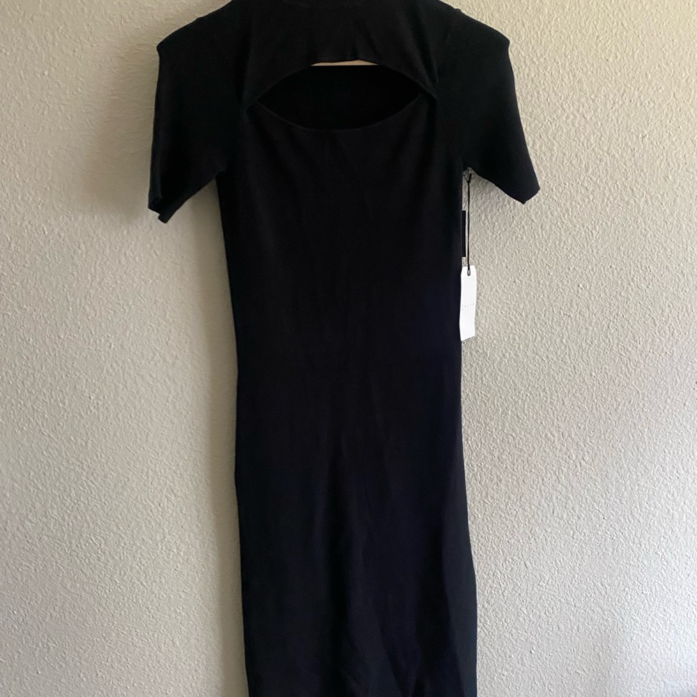 Leith Cut Out Stretch MIDI Dress - Picture 4 of 14